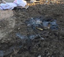 Etat de notre terrain suite au passage du constructeur du voisin