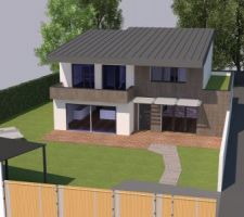 Ebauche 3D via Allplan de la maison