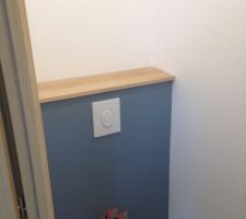 WC presque fini, il reste la plinthe du carrelage et remettre la cuvette :)