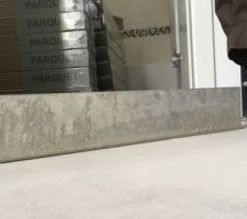 Dalle du palier ratée !