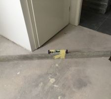 Dalle du palier ratée !