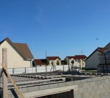 Préparation de la dalle.