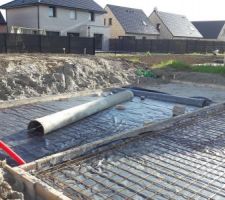 4 jours après le début des travaux ...