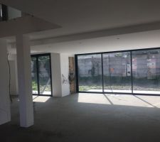 Coulage de la dalle de réagréage