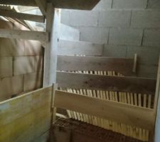 Escalier sous sol béton - préparation
