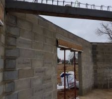 Dalle b&eacute;ton du 1 er &eacute;tage