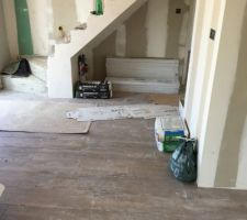 Carrelage imitation parquet rdc