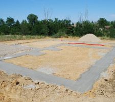 Fini les fondations!