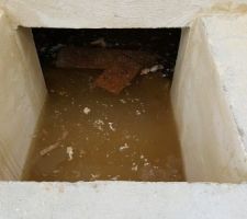 Eau dans le vide sanitaire