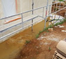 Eau autour de la maison