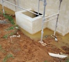 Eau autour de la maison