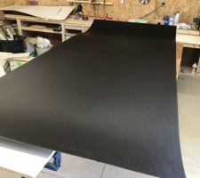 Feuille de stratifié noir absolu epimat pour la cuisine