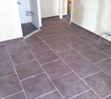 14 septembre : carrelage de la chambre