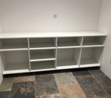 Réalisation de l'aménagement du cellier