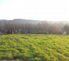 Vue Menez Hom depuis sud du terrain