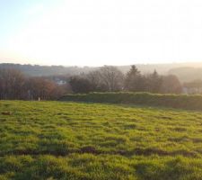 Vue Menez Hom depuis sud du terrain