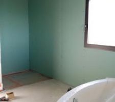Création de la salle de bains parentale