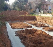 D&eacute;but du b&eacute;ton. ..
Il y a de la terre &agrave; r&eacute;cup&eacute;rer pour ceux qui veulent. ...