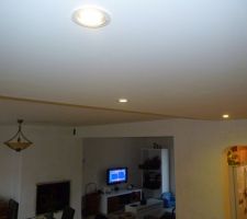 Enduit   peinture du faux plafond