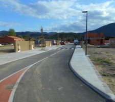 Fin des travaux du lotissement