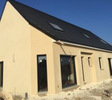 Enduit extérieur fini !