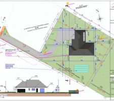 Implantation de la maison
pièce de vie orienté plein sud