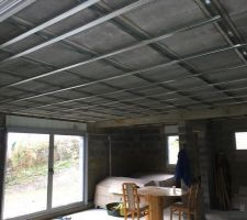 Ferraillage plafond séjour