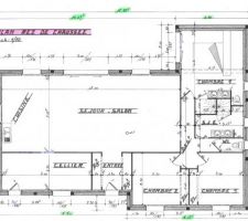 Plan définitif de la maison