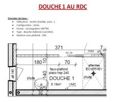 Plan Douche RDC_Choix paroi de douche