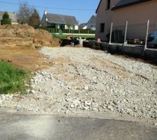 Empierrement accès chantier