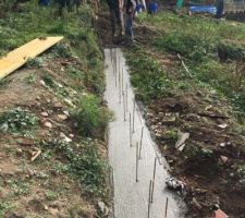 Dalles sous sol  terminer