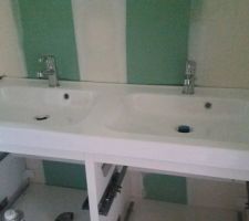 Double vasque salle de bain