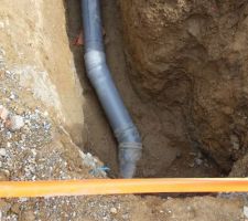 Pose canalisation Tuyau CR8 en 160