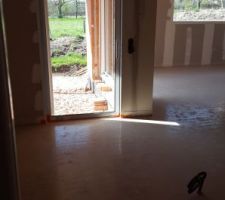 S&eacute;chage de la dalle - cuisine