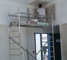 Peinture plafond partie jour