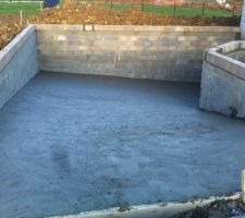 Descente de sous sol terminé, reste les chapeaux à mettre