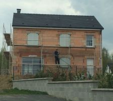 Mise en place de l'échafaudage