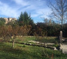 Le terrain naturel avant travaux