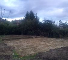 1ere plateforme de terrassement de 60cm