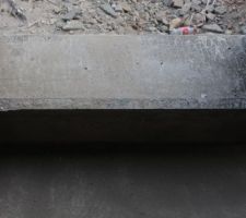 Détail seuil de porte fenêtre