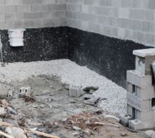 Détail évacuation des eaux pluviales