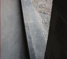 Détail seuil de porte baie vitrée