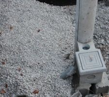 Détail écoulement des eaux pluviales