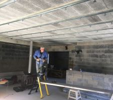 Ferraillage plafond sejour