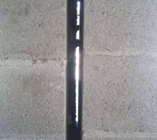 Ouverture entre le mur de la maison et le mur du garage