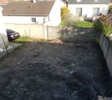 Jardin en cours de nettoyage - 1er jour!
