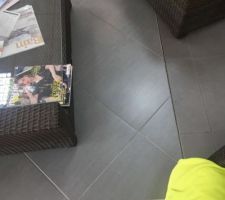 Carrelage séjour45x45 avec plus valus de 6 euro le m