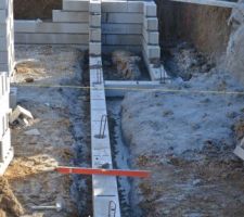 Murs du vide sanitaire