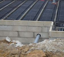 Sortie d'eaux usées placé au mauvais endroit
