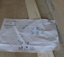 Pose de l'isolant + chape de propreté